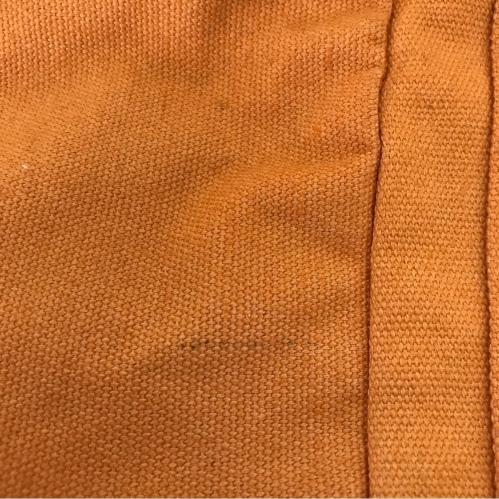 L’OCCITANE Orange Embroidered Canvas Mini Tote Bag Retired - Picture 11 of 17